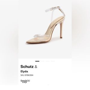 Brand NEW Schutz Elyda Gold Sandal Size 8
